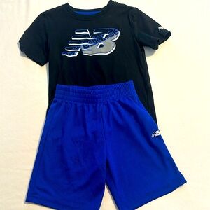 New Balance Boys Size 5/6 2 pc set.